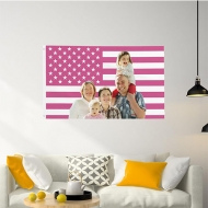 Custom Pink American Flag