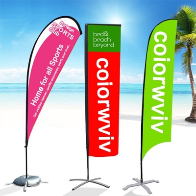 Custom beach flag
