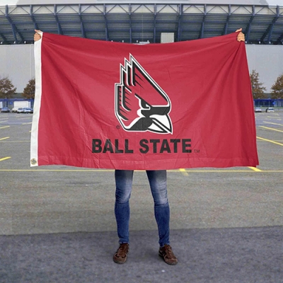 Custom NCAA Ball State Cardinals flag